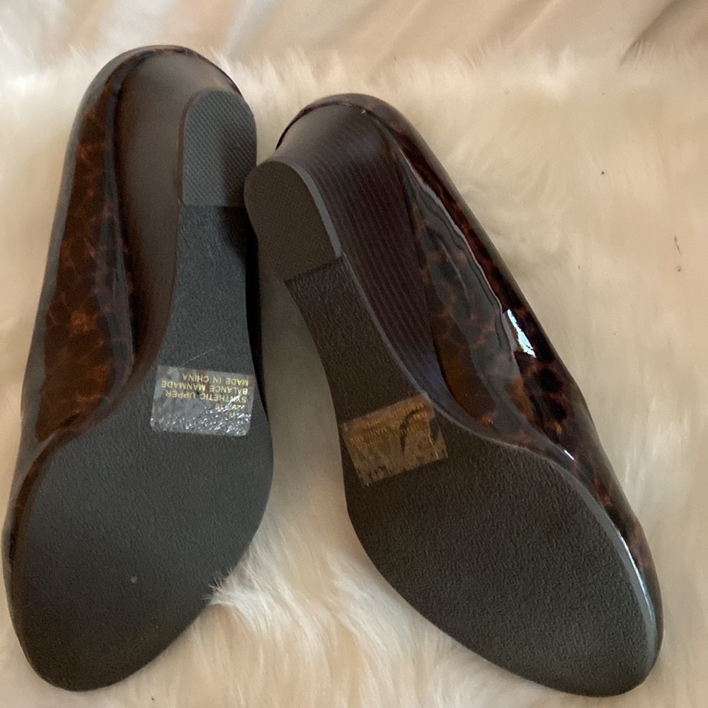 Leopard pattern leather flats - Picture 4 of 4